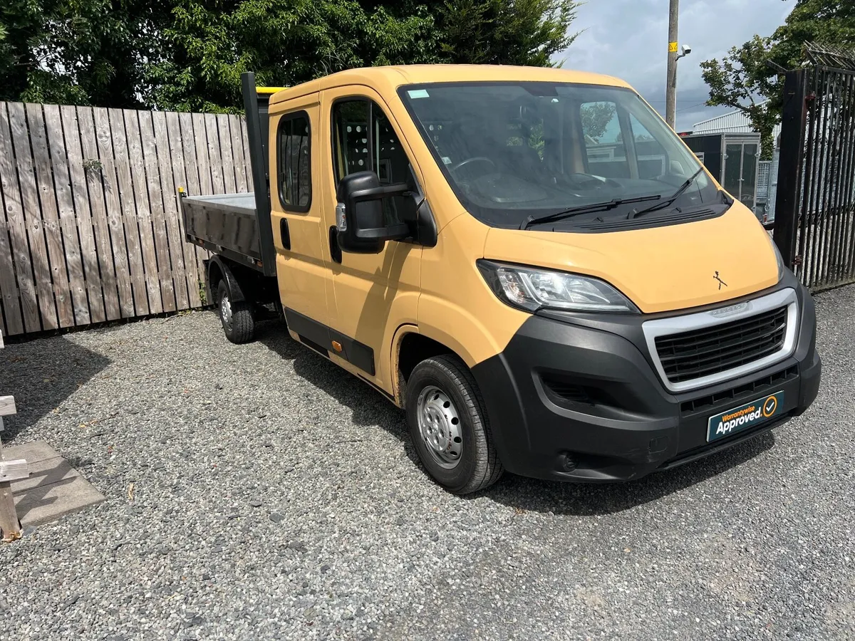 Peugeot Boxer 335 l3 hdi Dropside Crew Van - Image 1