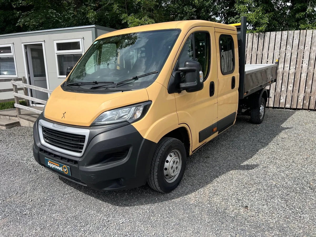 Peugeot Boxer 335 l3 hdi Dropside Crew Van - Image 3