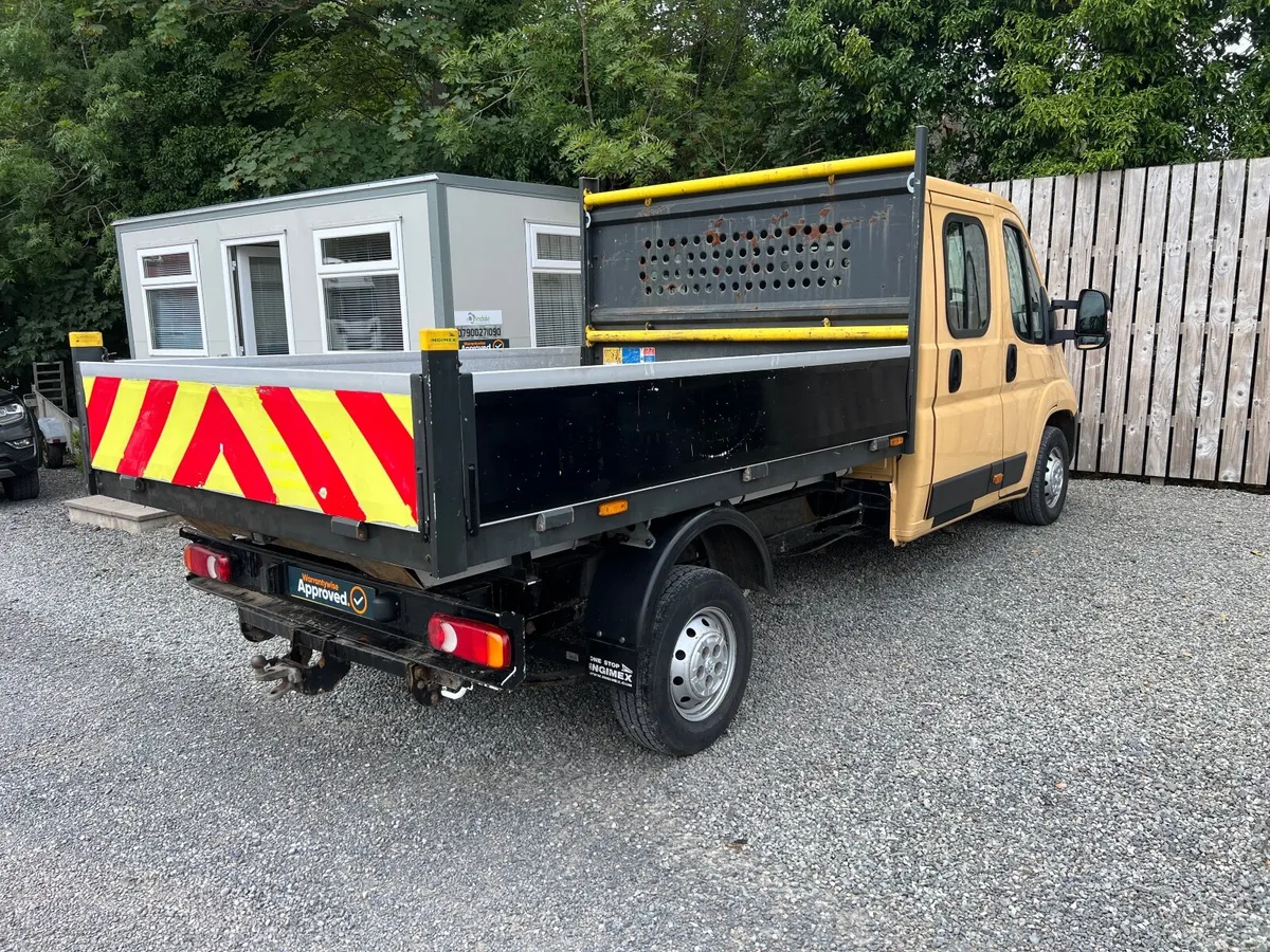 Peugeot Boxer 335 l3 hdi Dropside Crew Van - Image 4