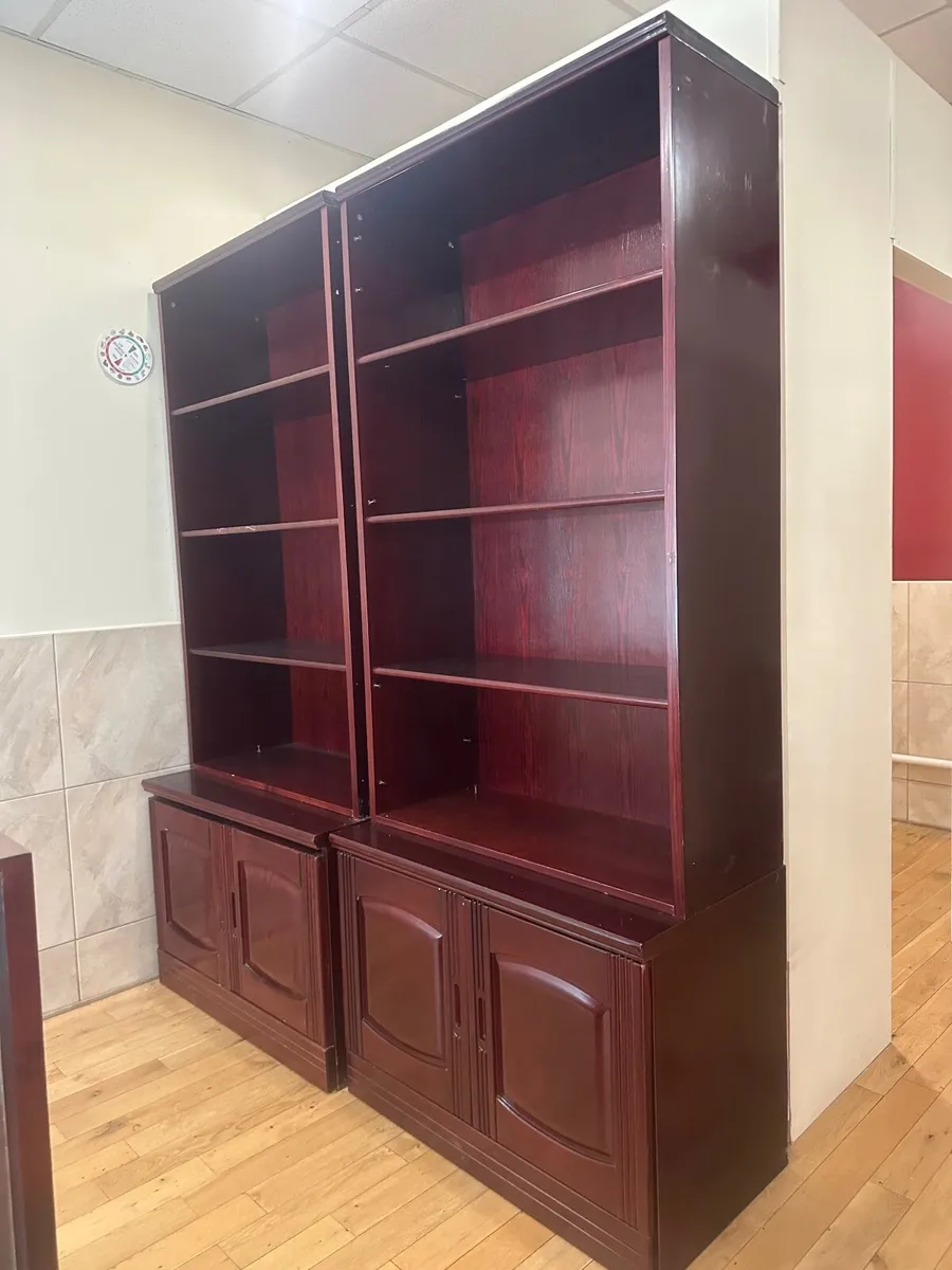 Premium Mahogany Display Cabinets & Glass Units - Image 1