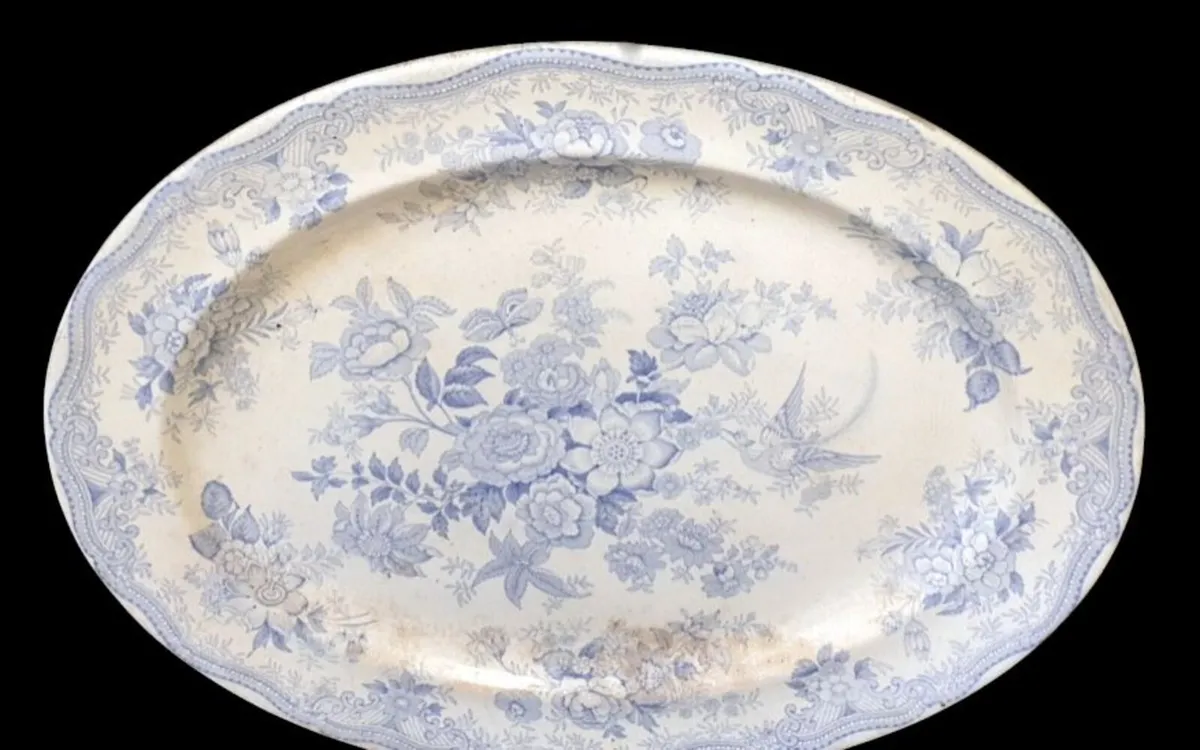 Antique French Ironstone Serving Platter - Image 4