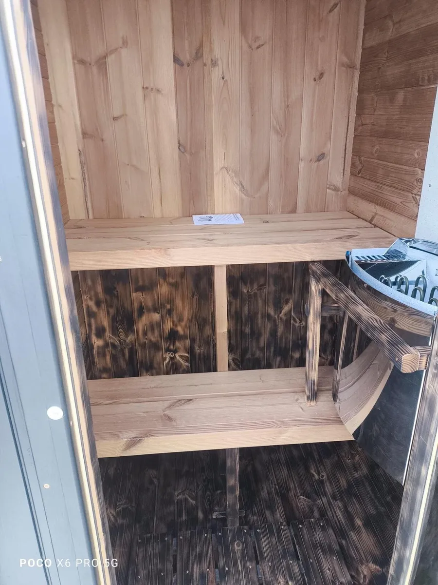 Cube sauna fo 2 persons electric stove 6kw - Image 4