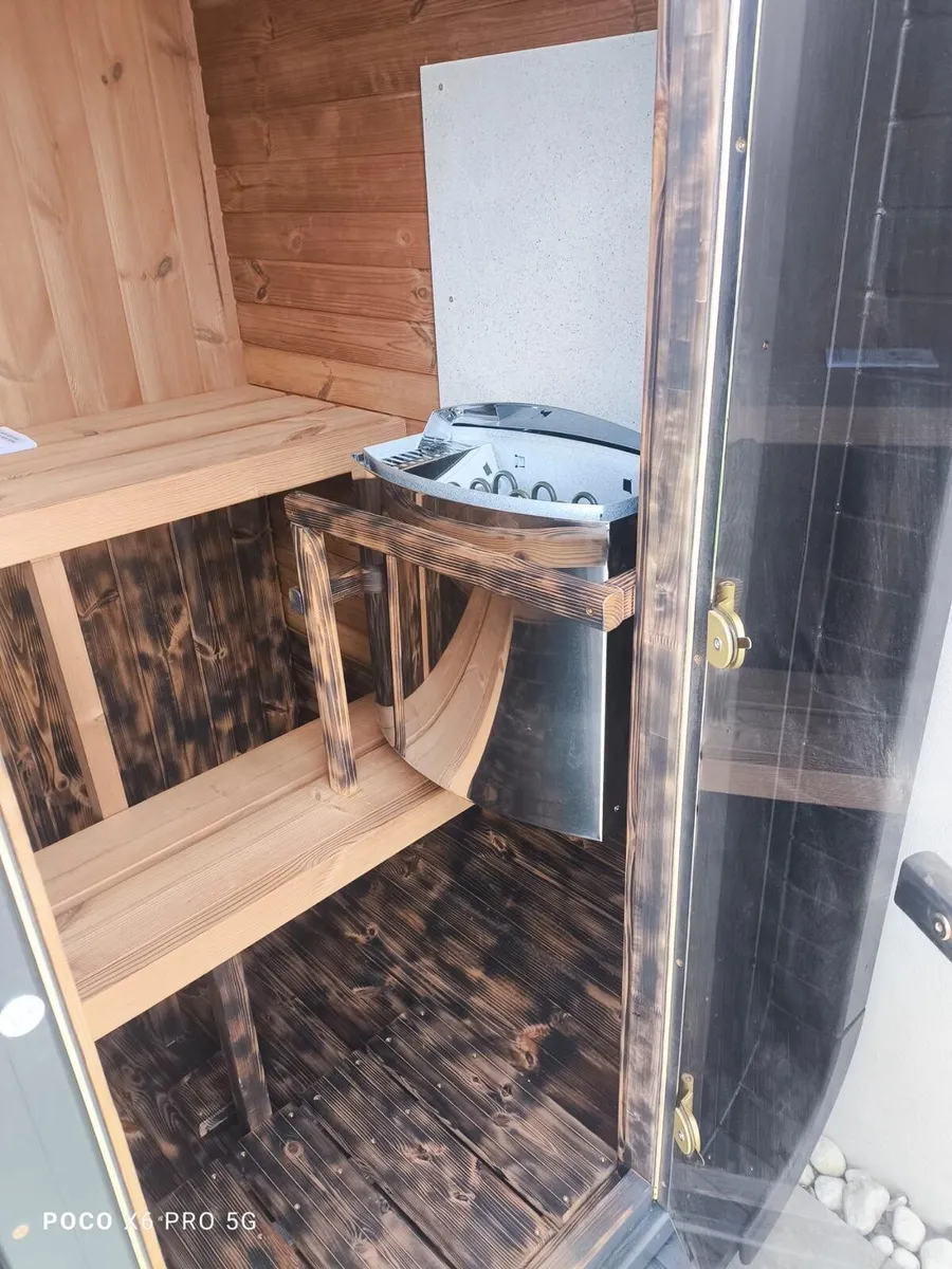 Cube sauna fo 2 persons electric stove 6kw - Image 3