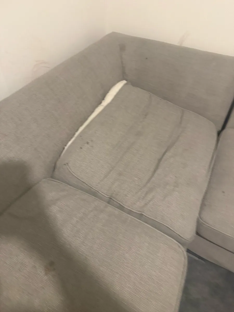 Harvey Norman Large Grey Corner Sofa - Image 4