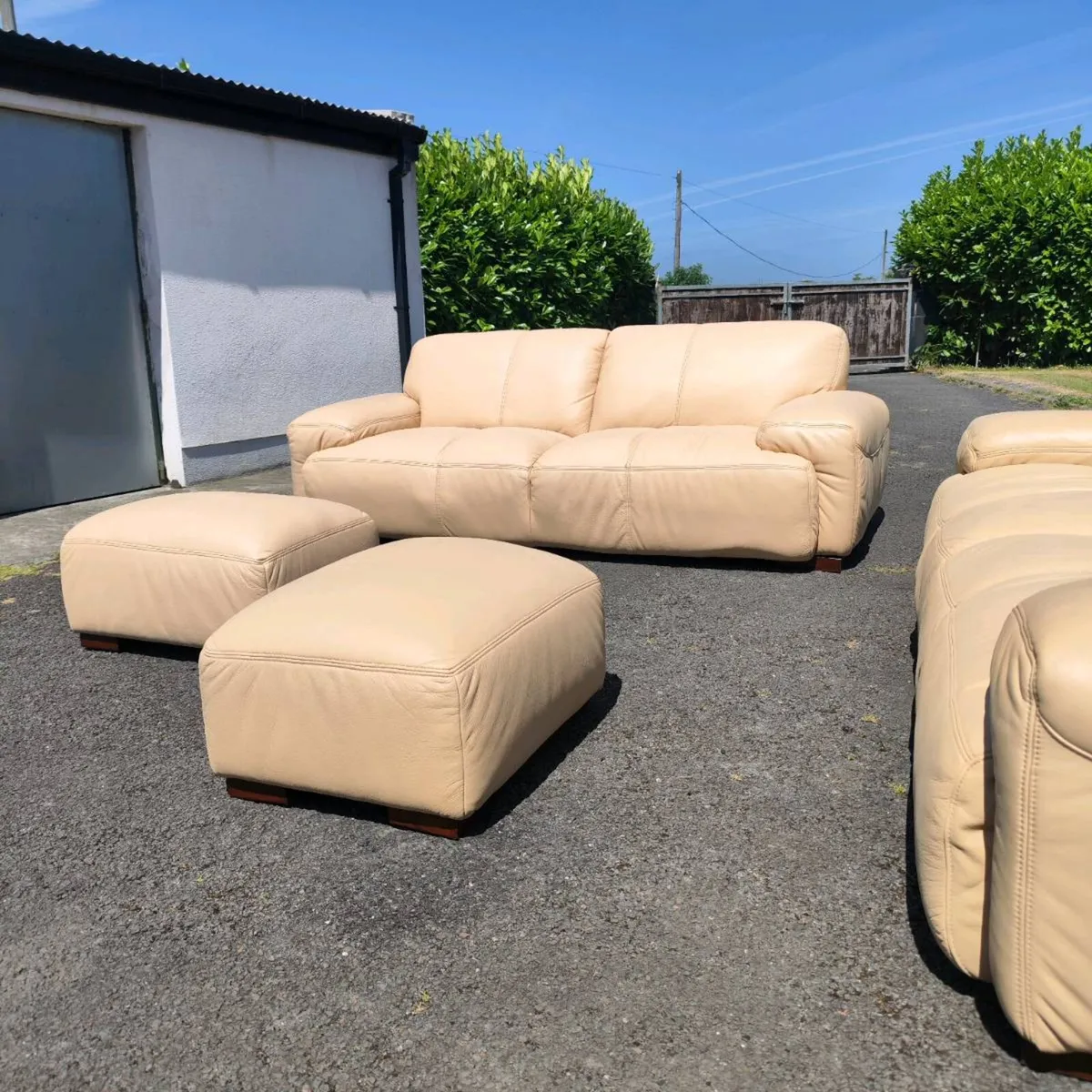 Sofas 100% real leather - Image 1