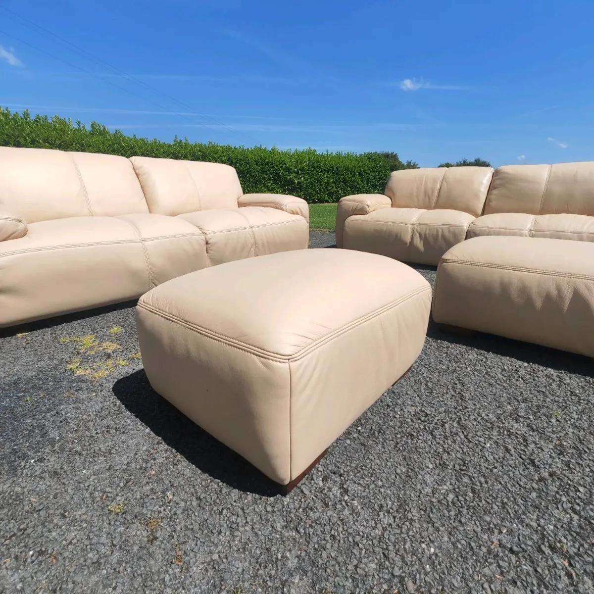 Sofas 100% real leather - Image 2