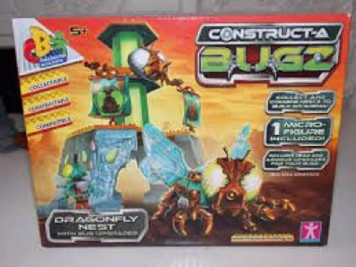 New:  Construct A Bugz Dragonfly and Fly Nest - Image 1