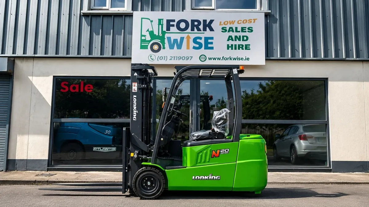 Lonking LG20B Electric Forklift – 2,000kg Capacity - Image 1