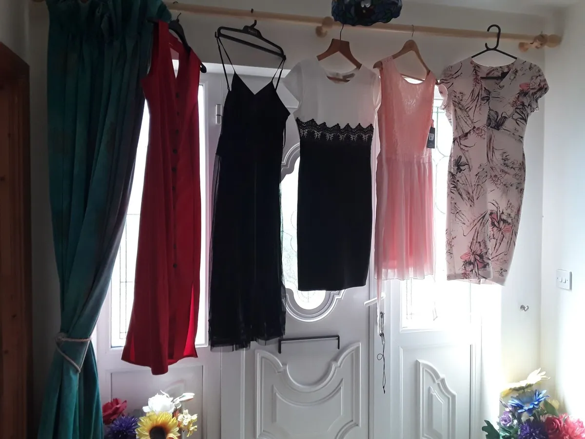 5 new dresses size 10 peach dress is a 12 - Image 1