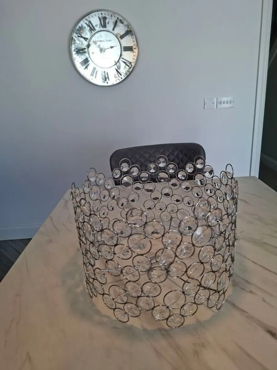 Lampshade Crystal Effect Ceiling Lampshade - Image 3
