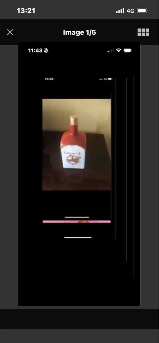 Very Rare Carlos 1 Ceramic Decanter - Image 1