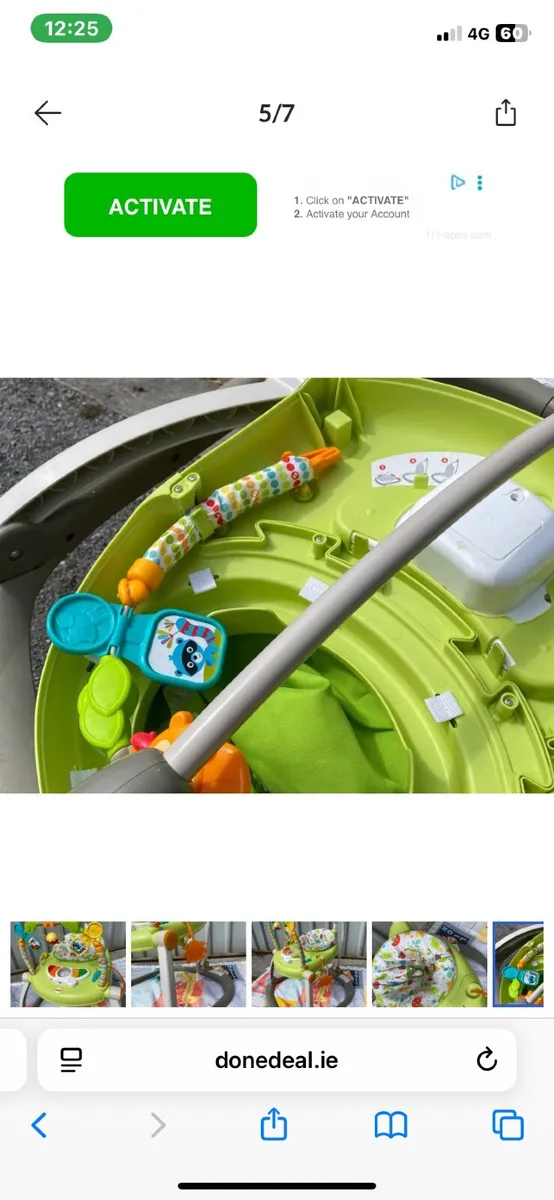 Baby activity centre jumperoo - Image 2