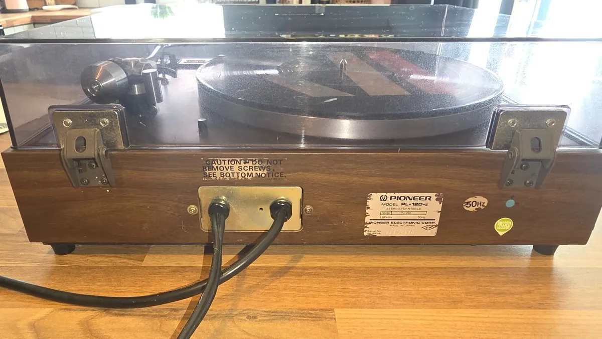 PIONEER PL-12D II TURNTABLE RECORD PLAYER CLASSIC - Image 3