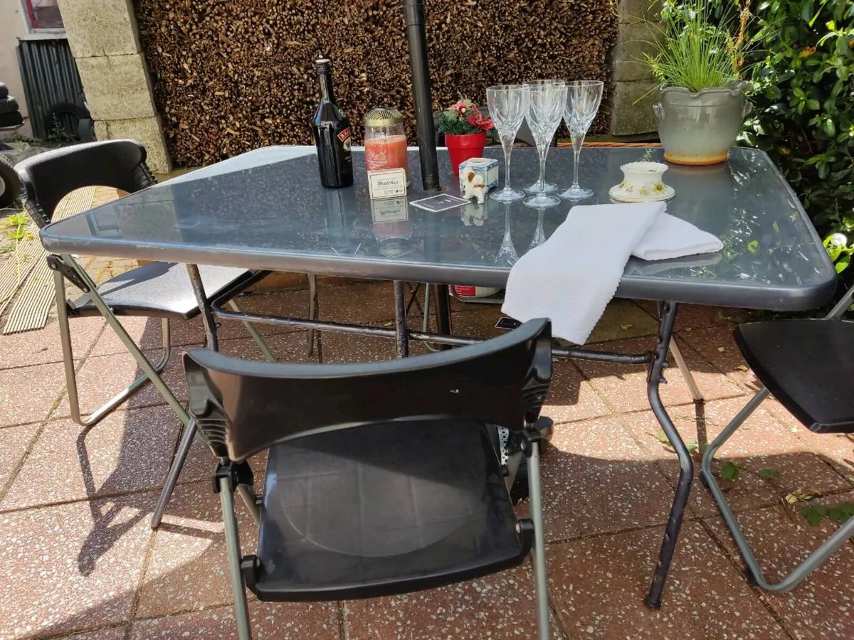 Garden Table and Chairs - Image 1