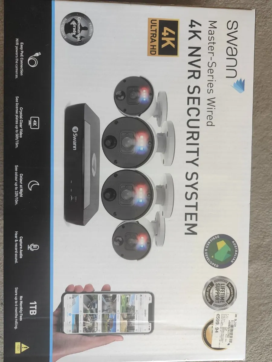 Swann Master-Series NVR 4K 4 Camera & 8 Channel S - Image 3