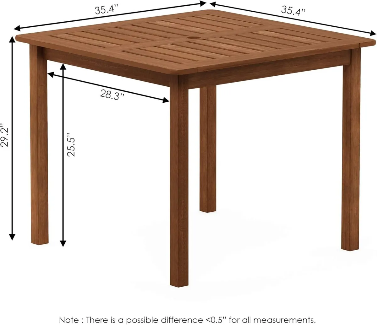 Patio Table Bermuda Square - Image 3