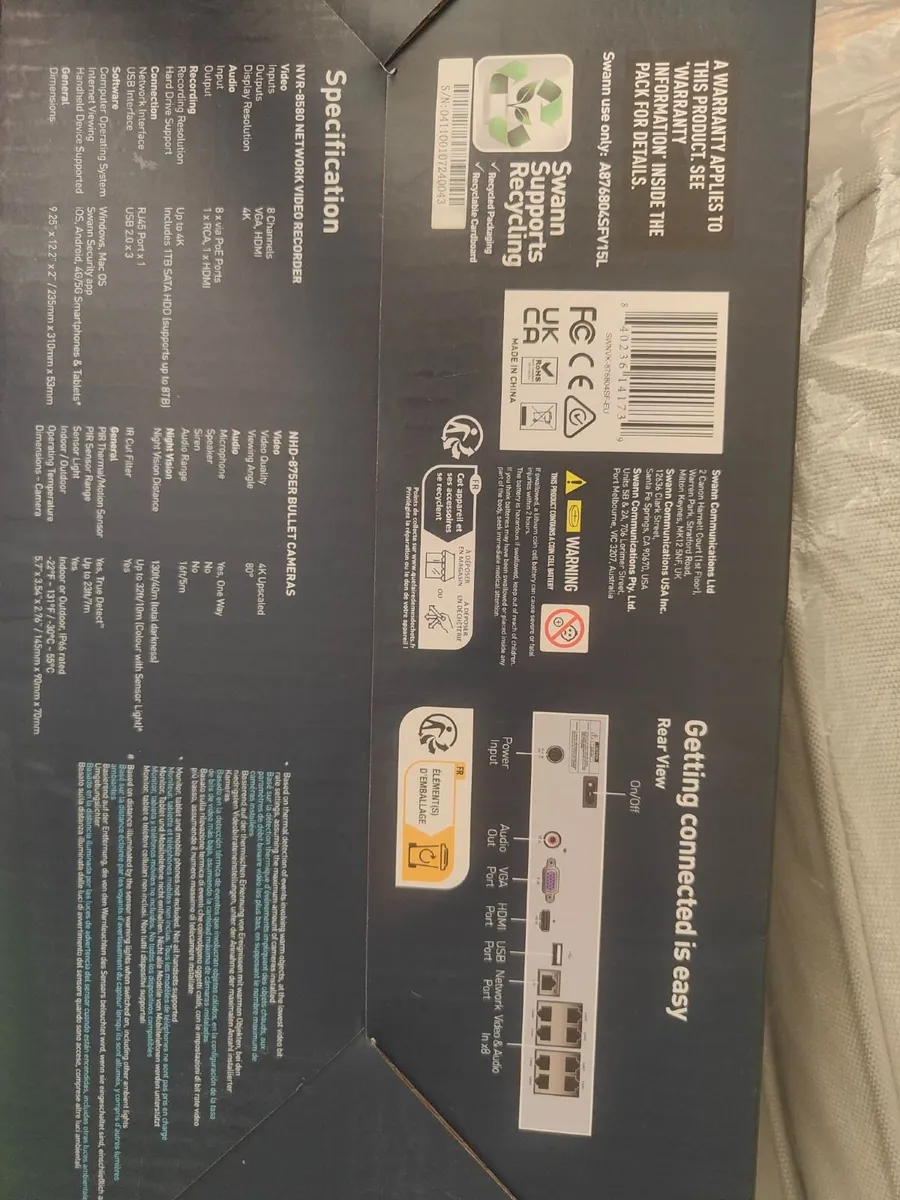 Swann Master-Series NVR 4K 4 Camera & 8 Channel S - Image 4