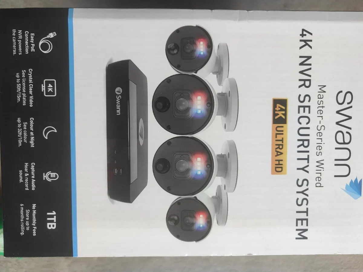 Swann Master-Series NVR 4K 4 Camera & 8 Channel S - Image 2