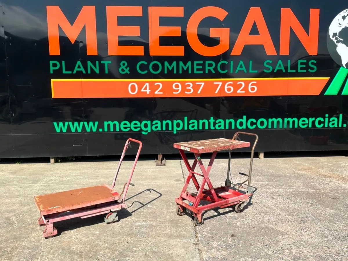 Hydraulic work bench / platform trolley........... - Image 1