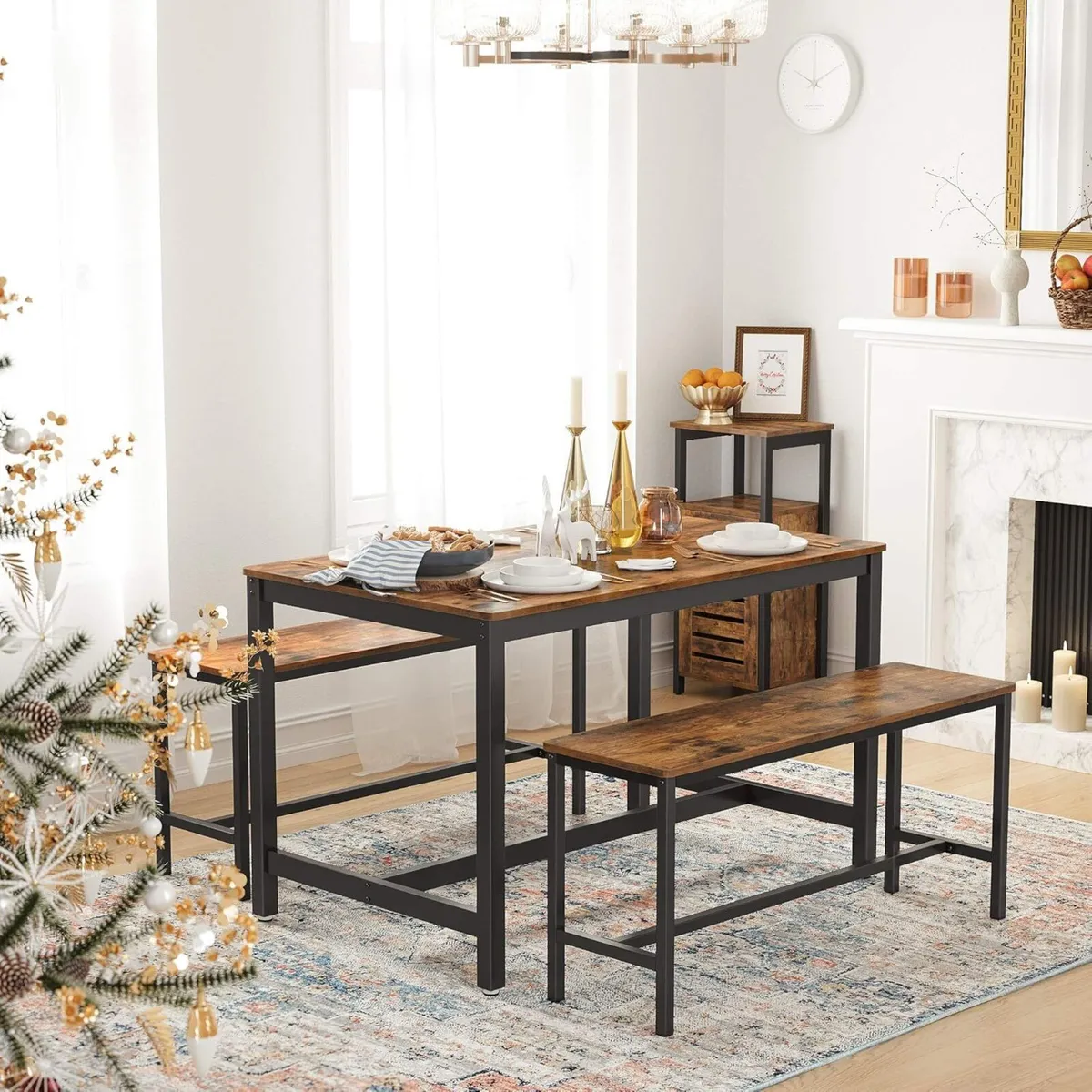 Table Benches Industrial Style (Set of 2) - Image 2