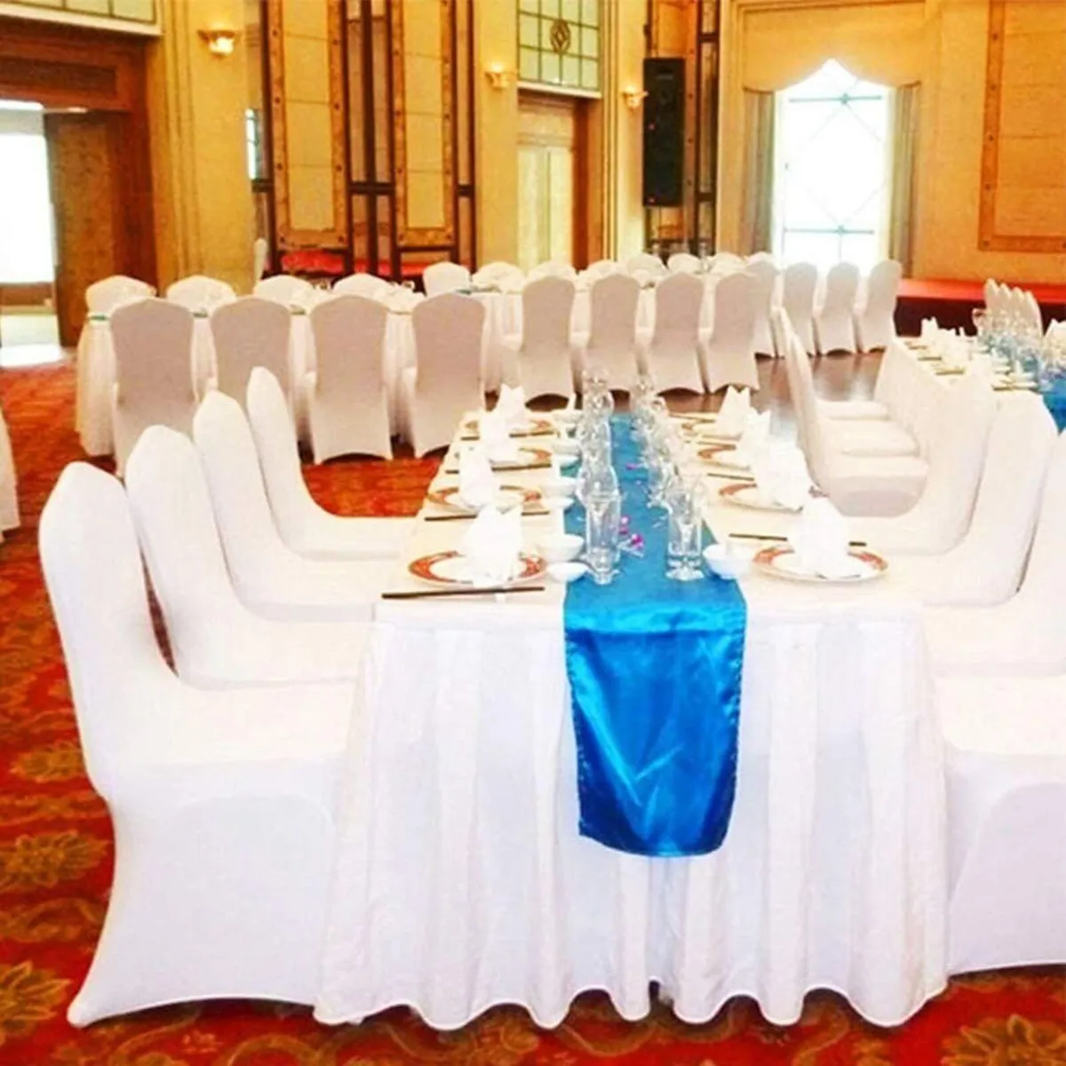 50 Pcs Universal Chair Covers Spandex Lycra - Image 2