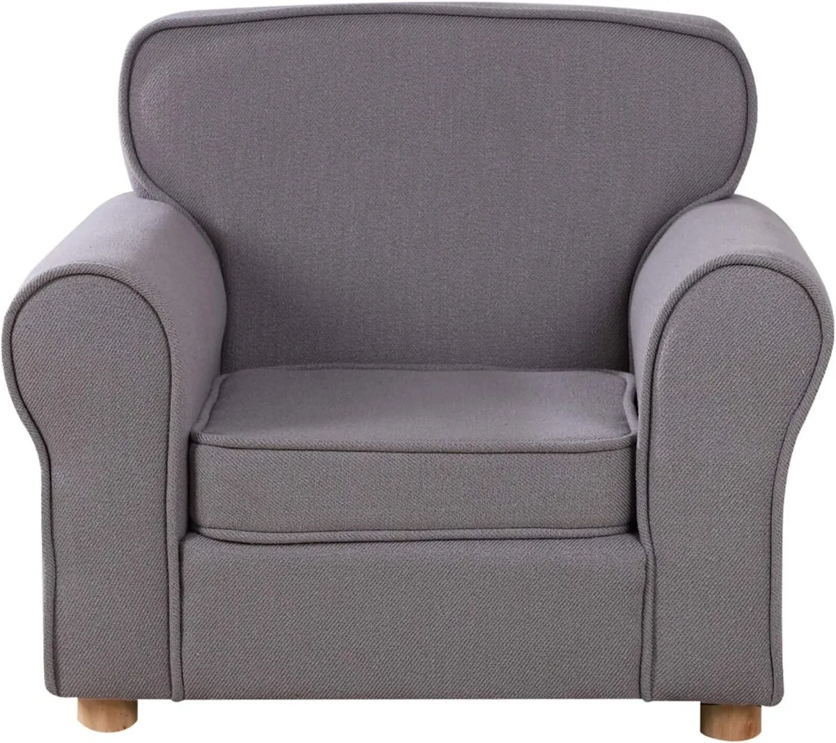 Big Kids Armchair Linen Fabric Toddler Sofa Chair - Image 1