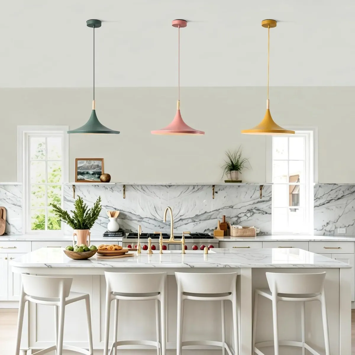 Lighting Nordic Modern Macaron Pendant Light - Image 4