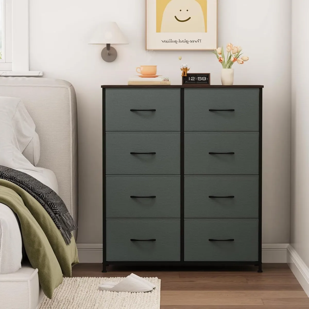 Tall Chest of Drawers for Bedroom with 10 - Image 2