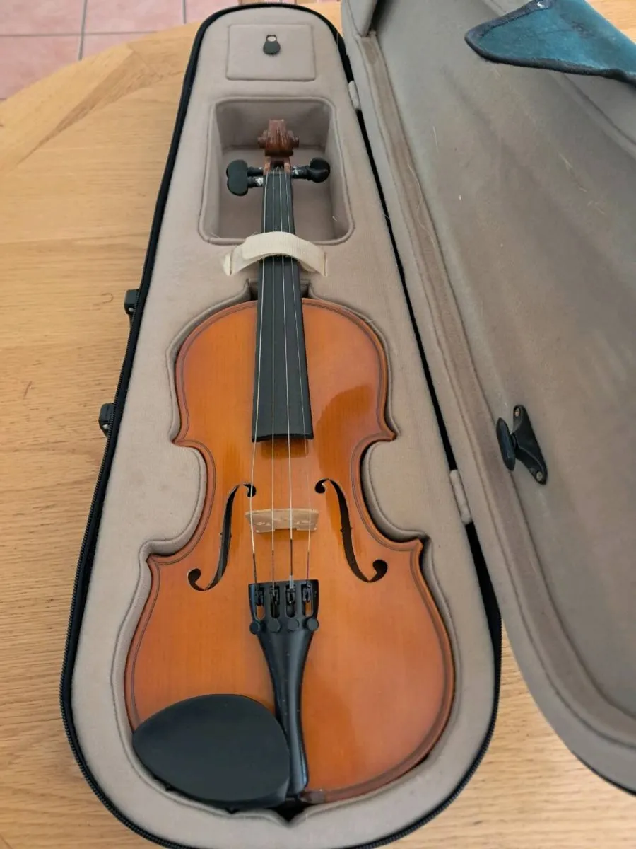 Beginner child fiddle & case - Image 1