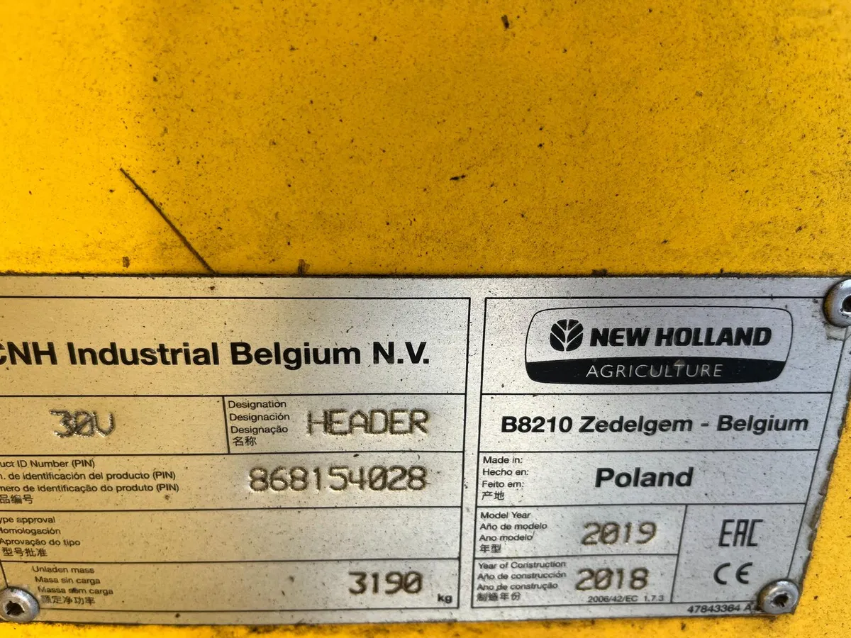 New Holland 30ft header - Image 4