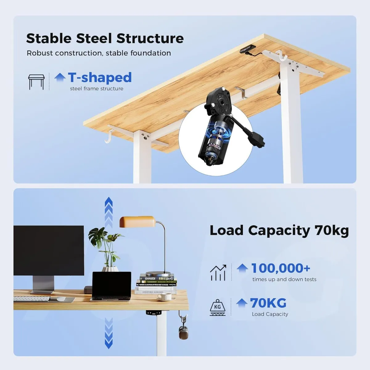 L-Shaped Electric Standing Desk Height Adjustable - Image 4