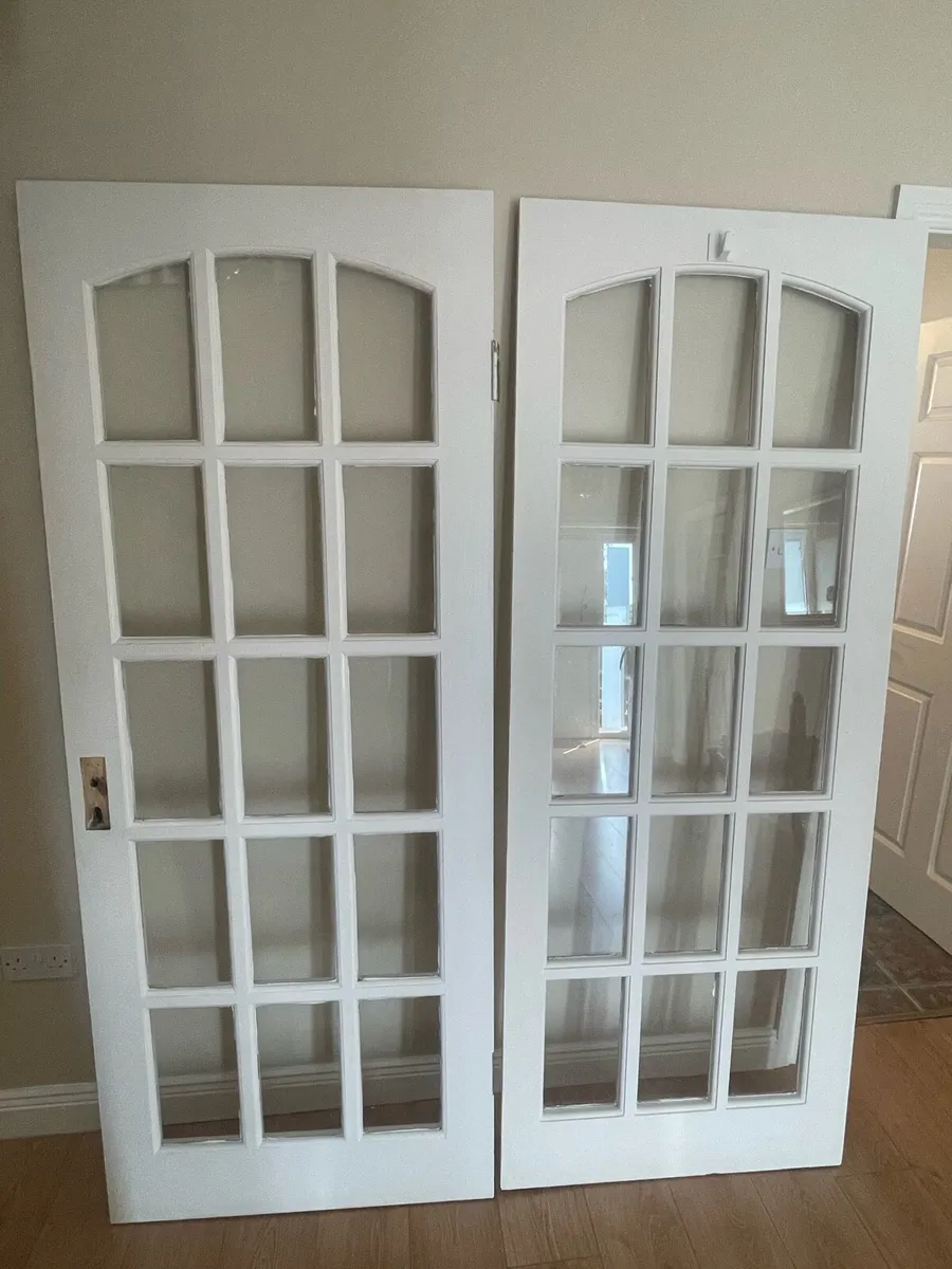 Double glass panel doors - Image 2