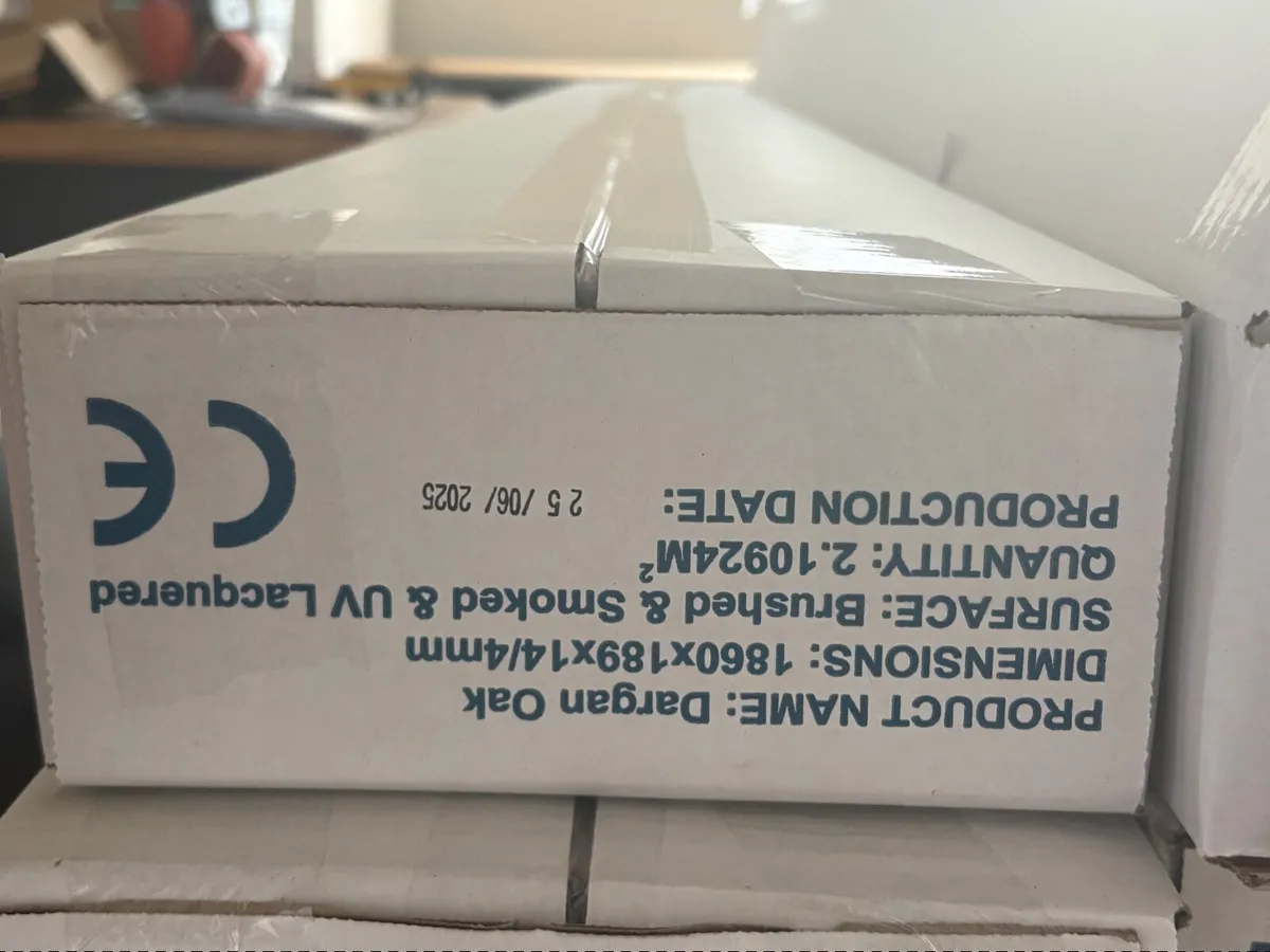 Premium engineered wood flooring 18m2 - Image 1