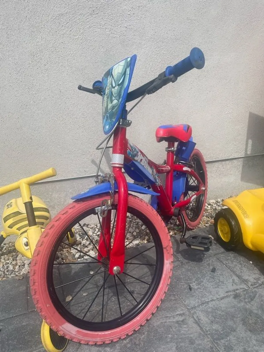 16" Spiderman Kids Bike - Image 2