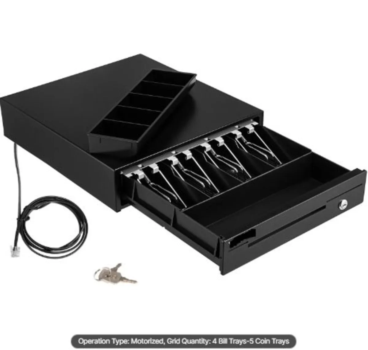 Cash Register Drawer, 33 cm 12 V, for POS System - Image 1