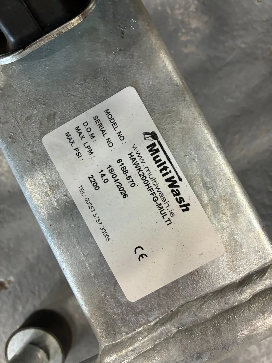 MultiWash Hawk 200 Diesel Power Washer - Image 3