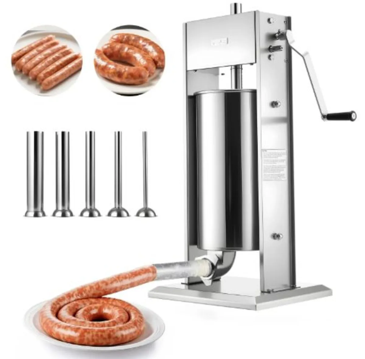 Manual Sausage Stuffer, 33 LBS / 15 L Vertical - Image 1