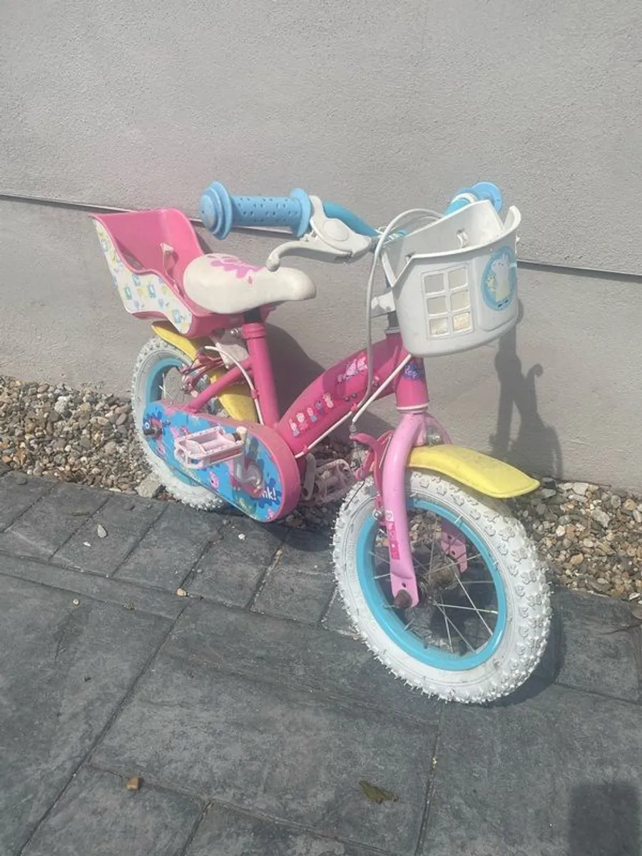 12" Peppa Pig Kids Bike - Image 1