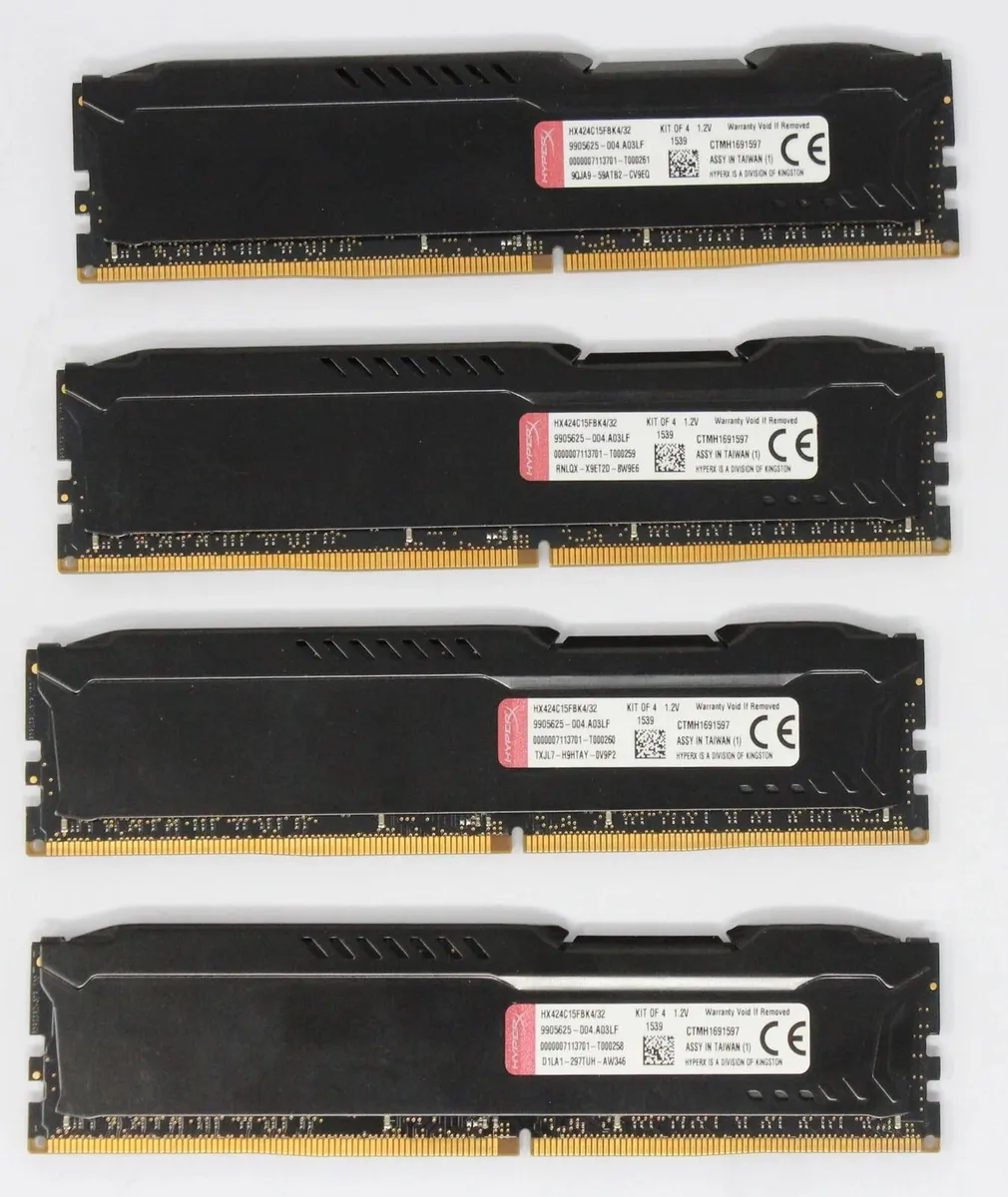 Kingston HyperX Fury 32GB DDR4 RAM Kit 4 x 8GB | - Image 2