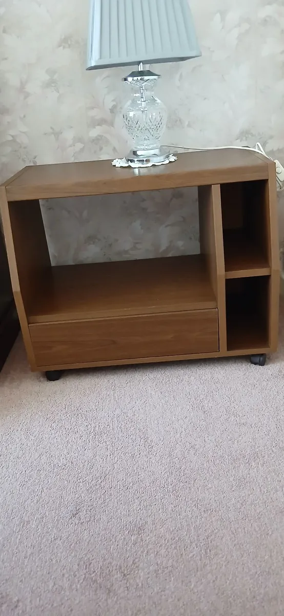 TV Cabinet on casters. - Image 1