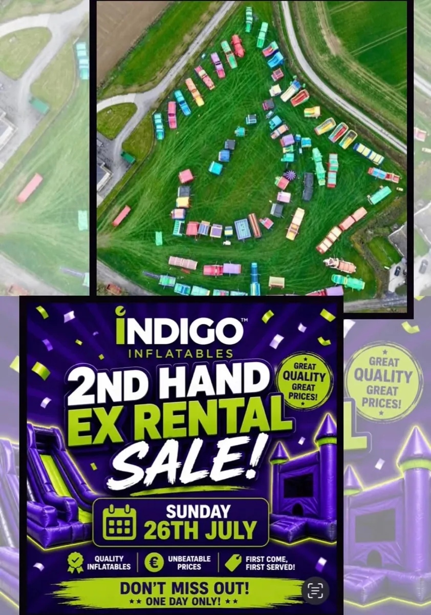 🚨 Indigo Inflatables EX-RENTAL FLASH SALE! 🚨