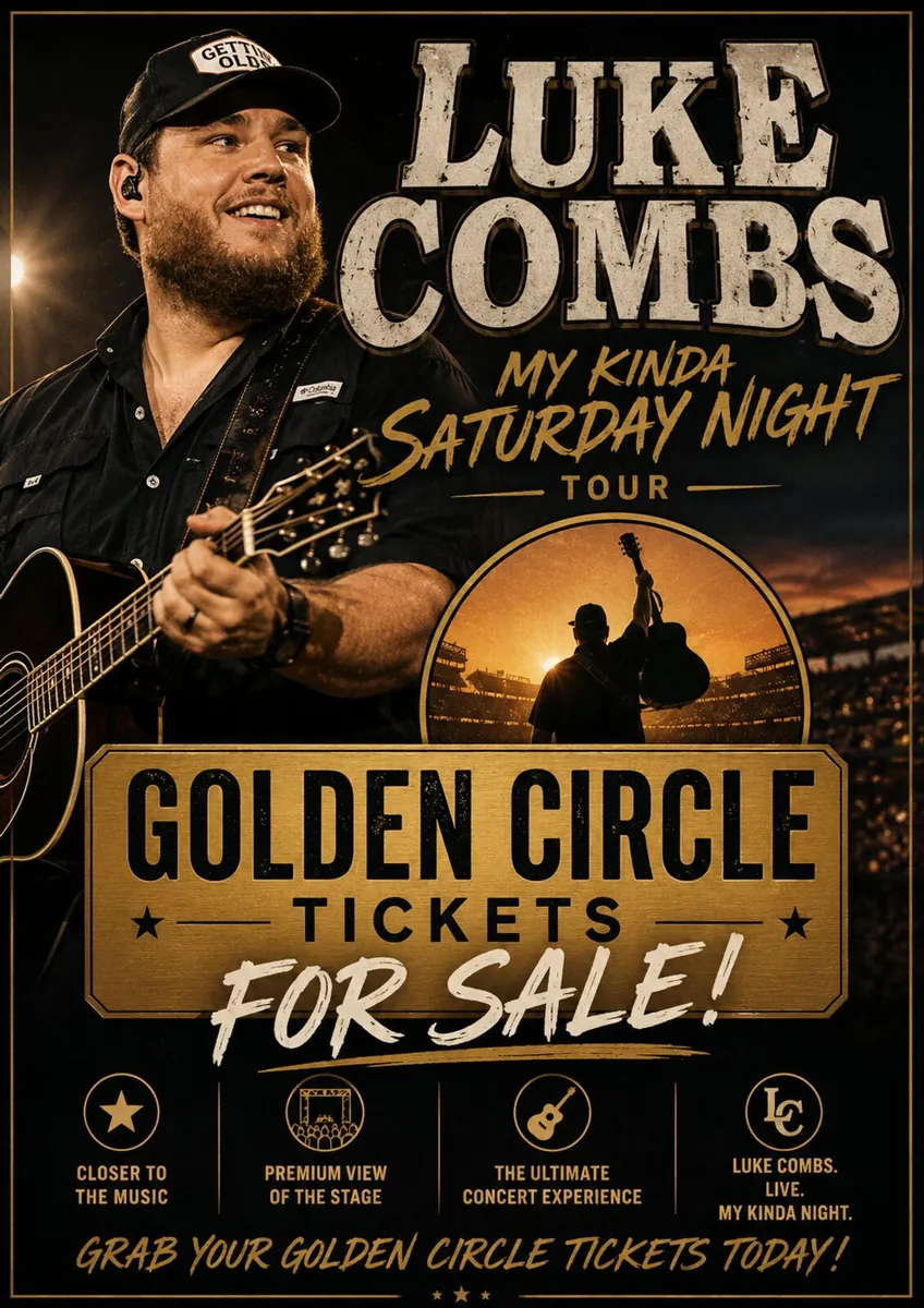 2 x Luke Combs Gold Circle Sunday Tickets