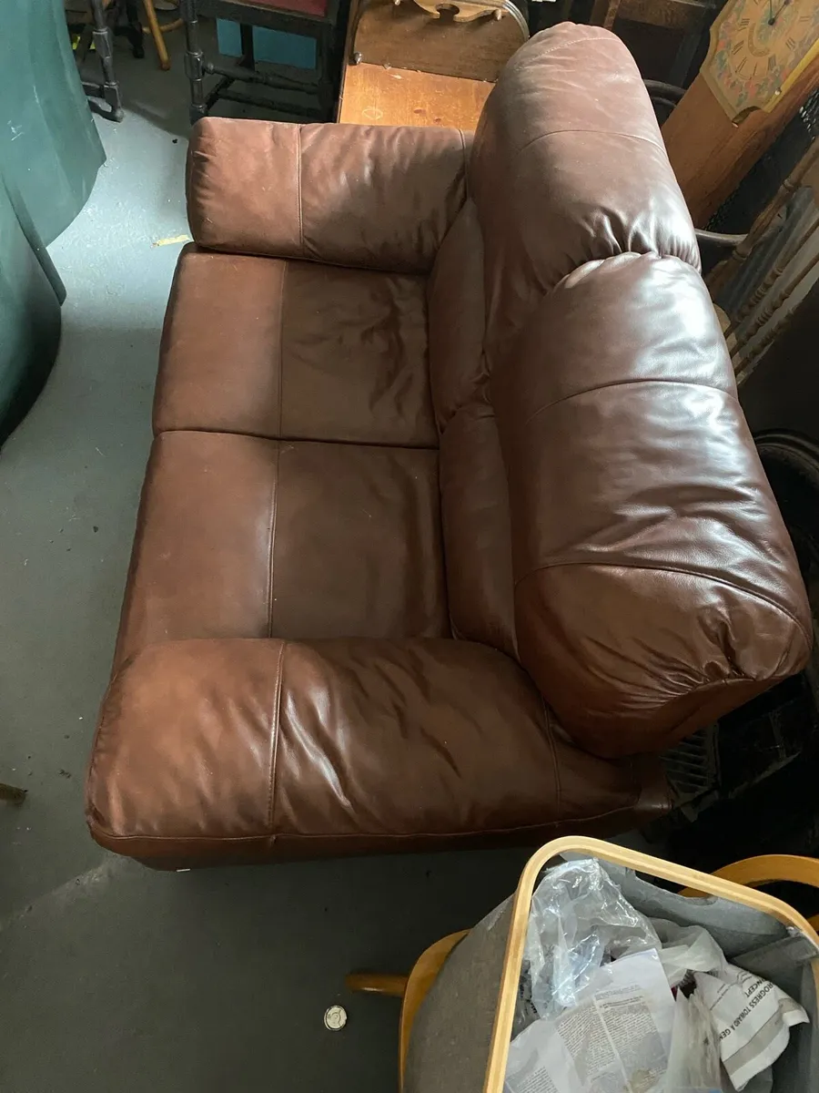 Leather Couch - Image 2