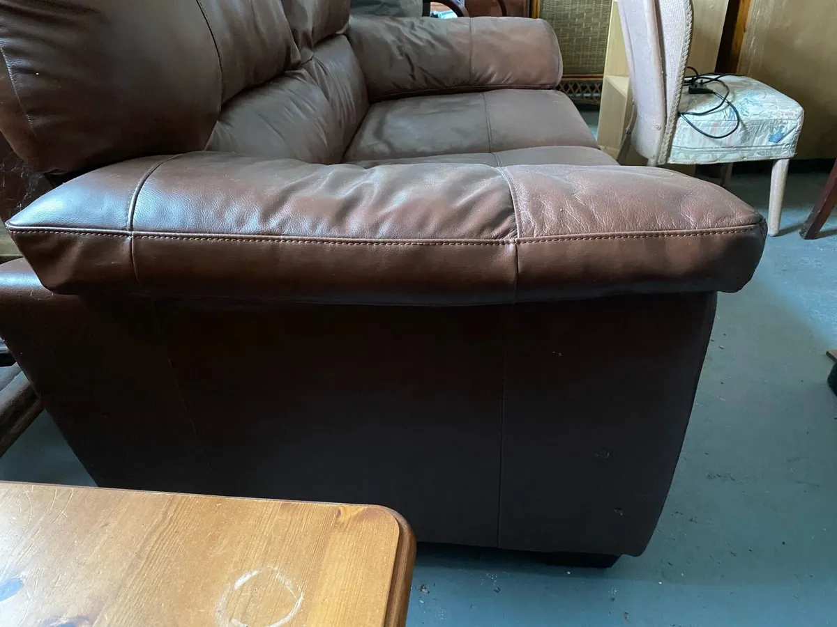 Leather Couch - Image 4