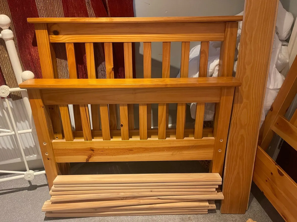 Stunning Good Quality Wooden Single Bed - Deliver - Image 2