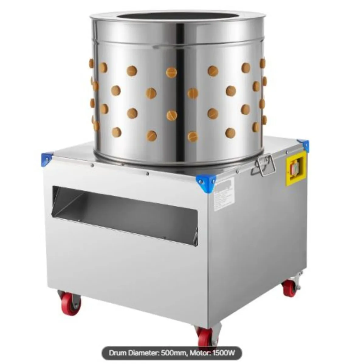 Chicken Plucker Machine,19.7 in Drum,2HP & 275RPM - Image 1