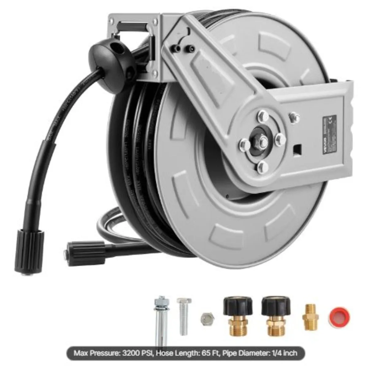 Pressure Washer Hose Reel, 19.8 m x 6.4 mm - Image 1