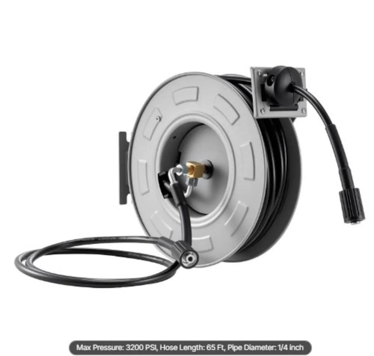 Pressure Washer Hose Reel, 19.8 m x 6.4 mm - Image 4