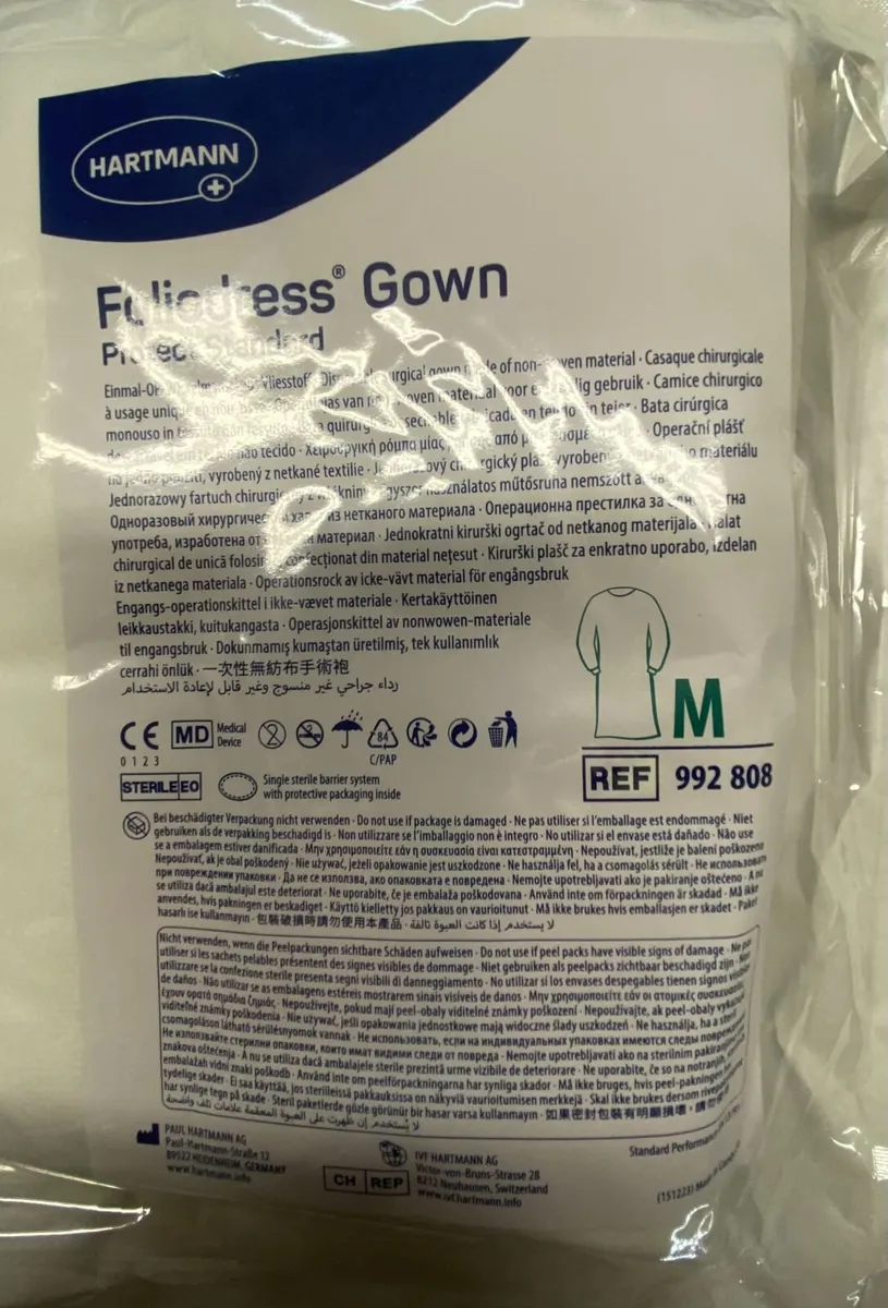 Hartmann Foliodress Surgical Gowns - Image 4