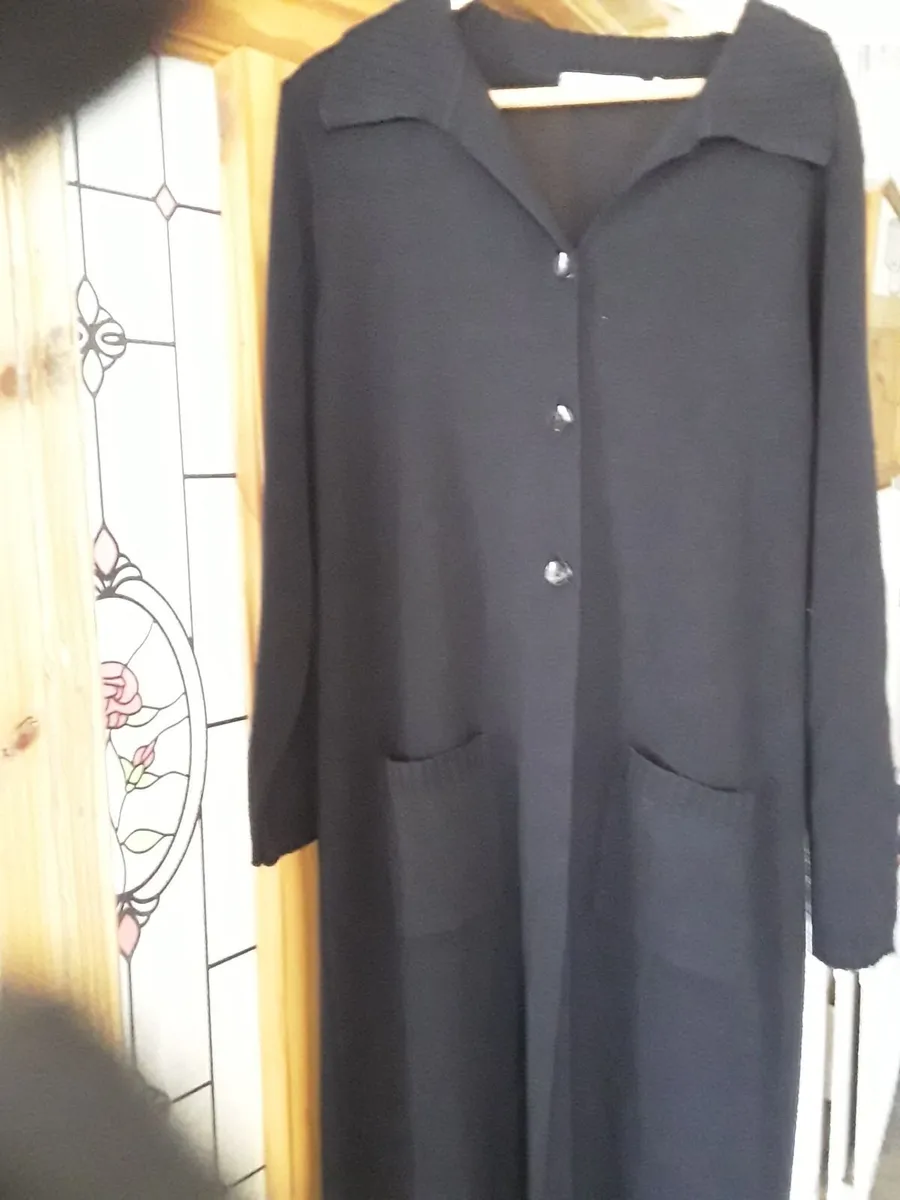 New long Marks and Spencer's black cardigan - Image 4